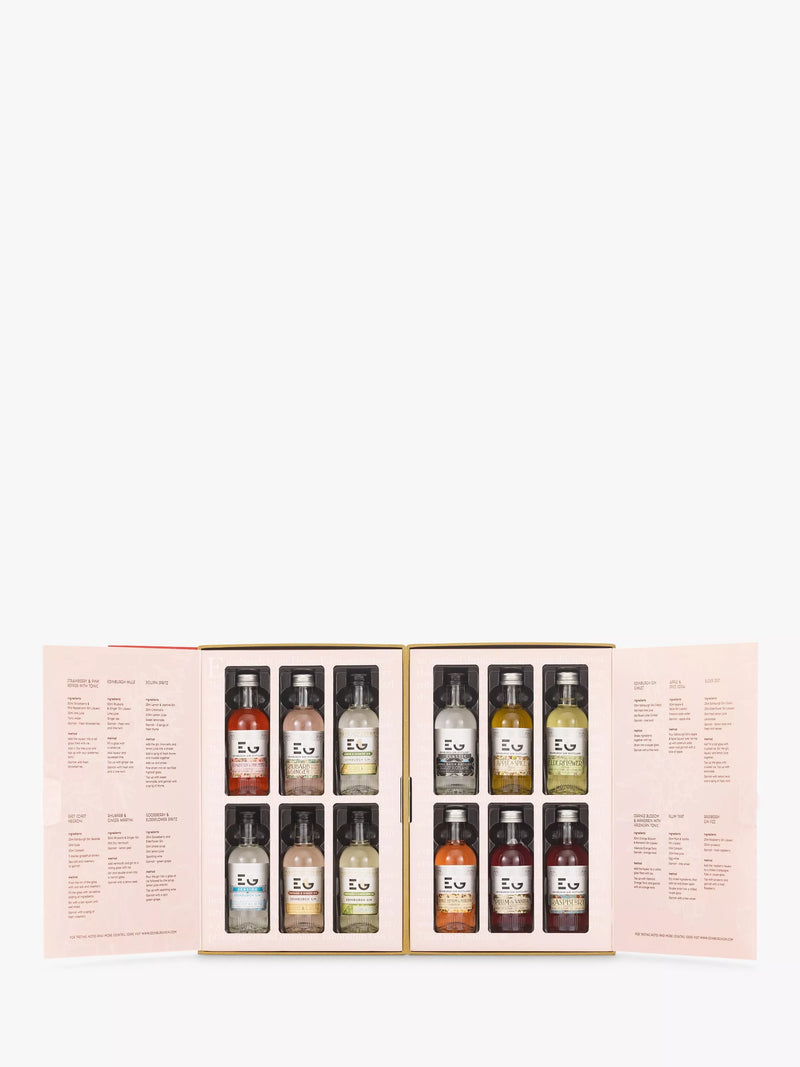 Edinburgh Gin Paradise Found Collection 12x 5cl gin miniatures - British product
