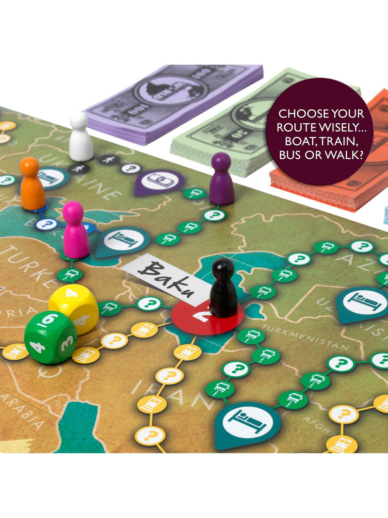 John Adams Race Across The World board game, UK version