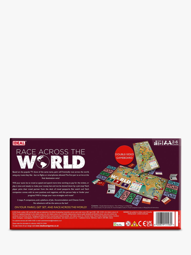 John Adams Race Across The World board game, UK version
