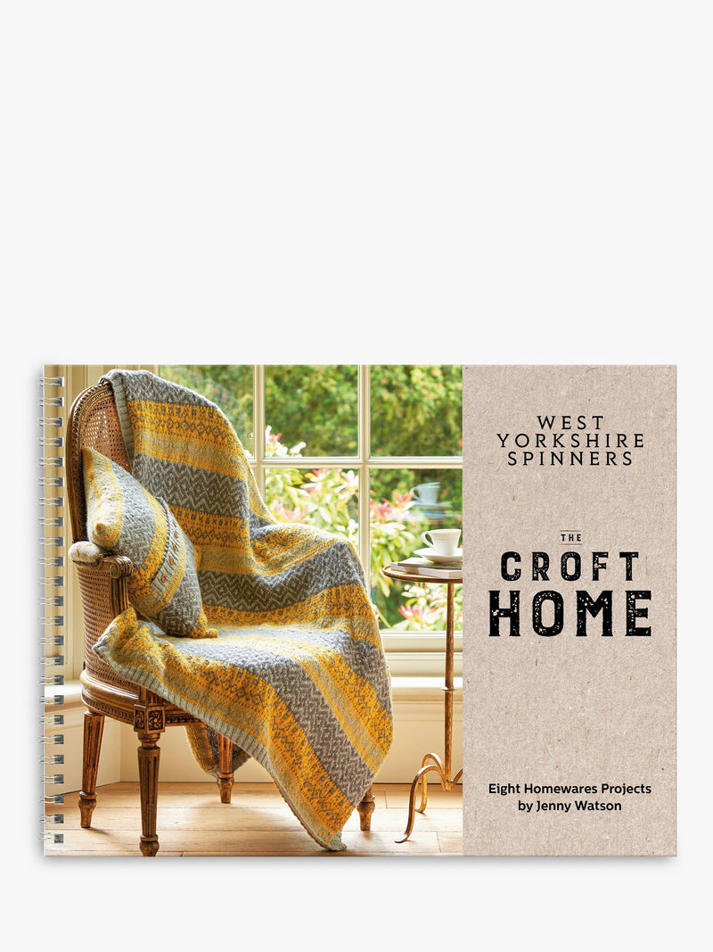 West Yorkshire Spinners knitting pattern book for homeware projects (British brand)