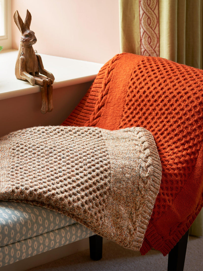 West Yorkshire Spinners knitting pattern book for homeware projects (British brand)