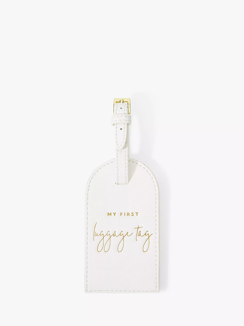 Katie Loxton baby gift luggage tag 11x6cm, UK version