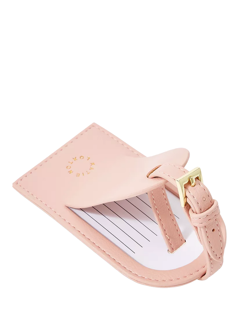 Katie Loxton My First Luggage Tag Baby Gift, Pink