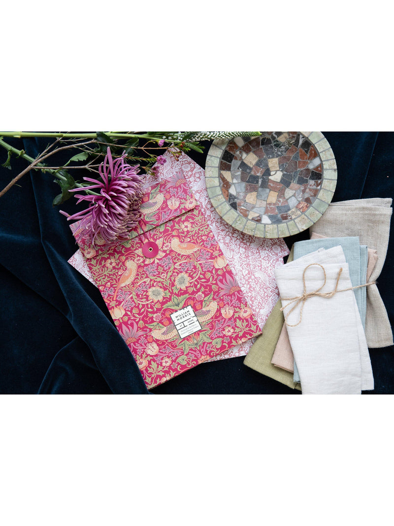 William Morris Strawberry Thief scented drawer liners pack of 5, imported from the UK