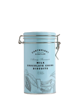 John Lewis Cartwright & Butler Milk Chocolate Chunk Biscuits in Tin 200g- Buy online at McGrocer