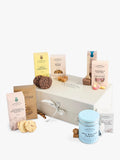 Cartwright & Butler Cosy Night In Gift Box with assorted biscuits, fudge, and tea - British product