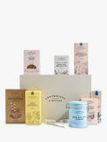 Cartwright & Butler Cosy Night In Gift Box with assorted biscuits, fudge, and tea - British product