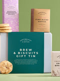 Cartwright & Butler Brew & Biscuit Gift Box with biscuits and tea (British brand)