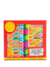 John Lewis Tony's Chocolonely Milk Chocolate Chip Cookie and Milk Pecan Caramel Duo Gift Pack 350g- Buy online at McGrocer