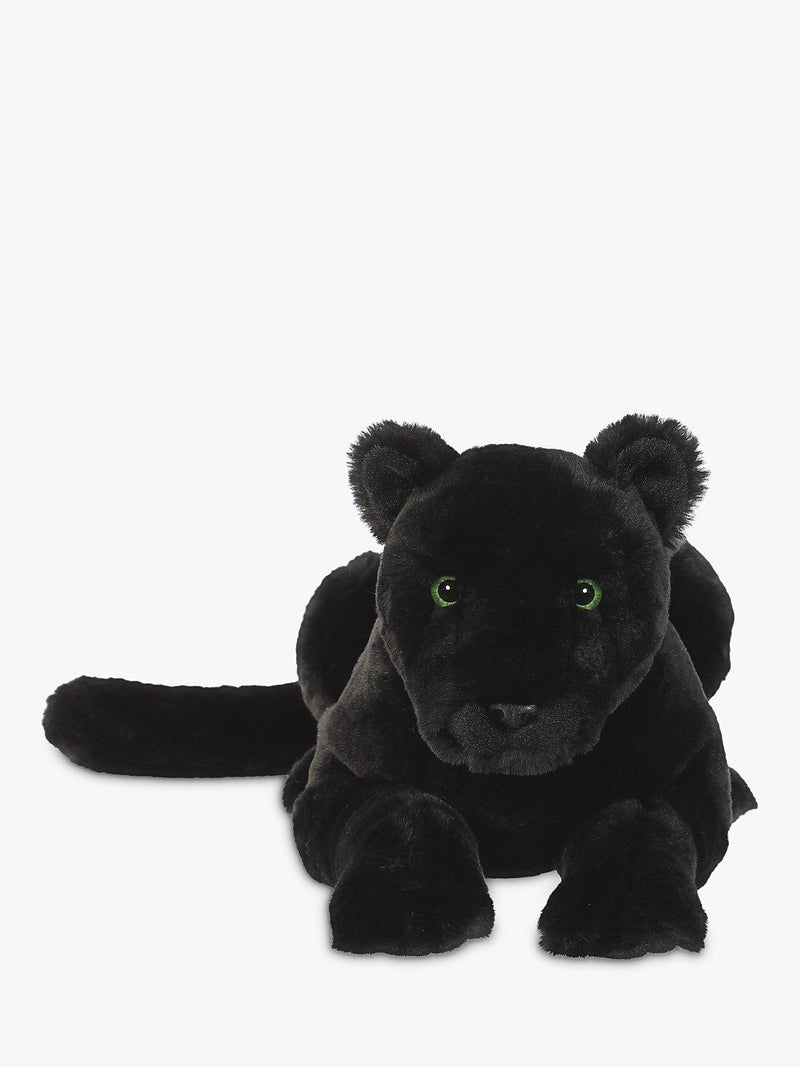 Aurora World Raven Panther soft toy with green eyes imported from UK