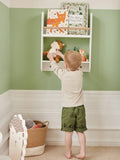 Great Little Trading Co white display wall shelf (British brand)