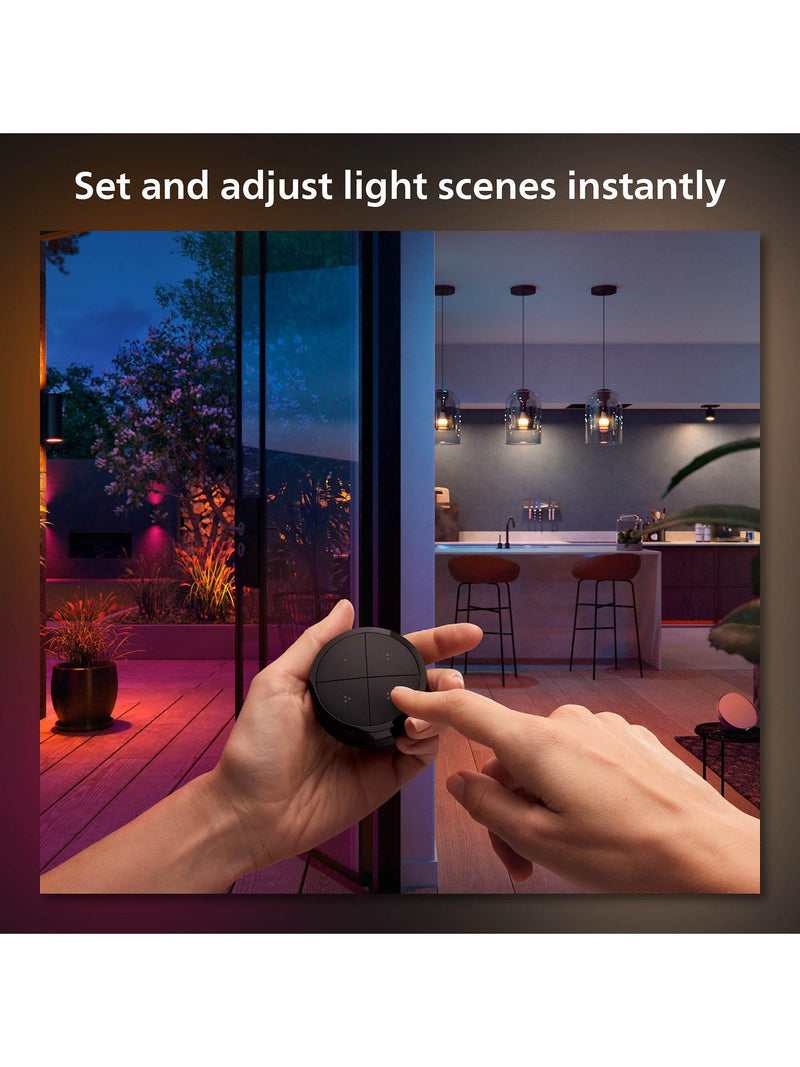 Philips Hue Tap Dial smart dimmer switch black (British brand)