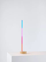 John Lewis Philips Hue Signe Gradient LED Smart Table Lamp with Bluetooth, Oak- Buy online at McGrocer
