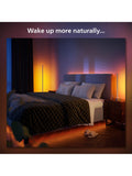 Philips Hue Signe Gradient Floor Lamp Oak, imported from the UK