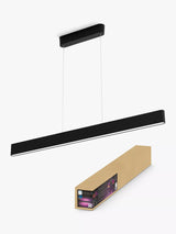 John Lewis Philips Hue Ensis Smart LED Pendant Ceiling Light with Bluetooth, Black- Buy online at McGrocer