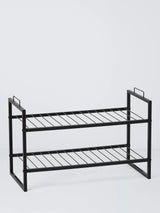 John Lewis John Lewis Stackable Metal Shoe Rack, 2 Tier- Buy online at McGrocer