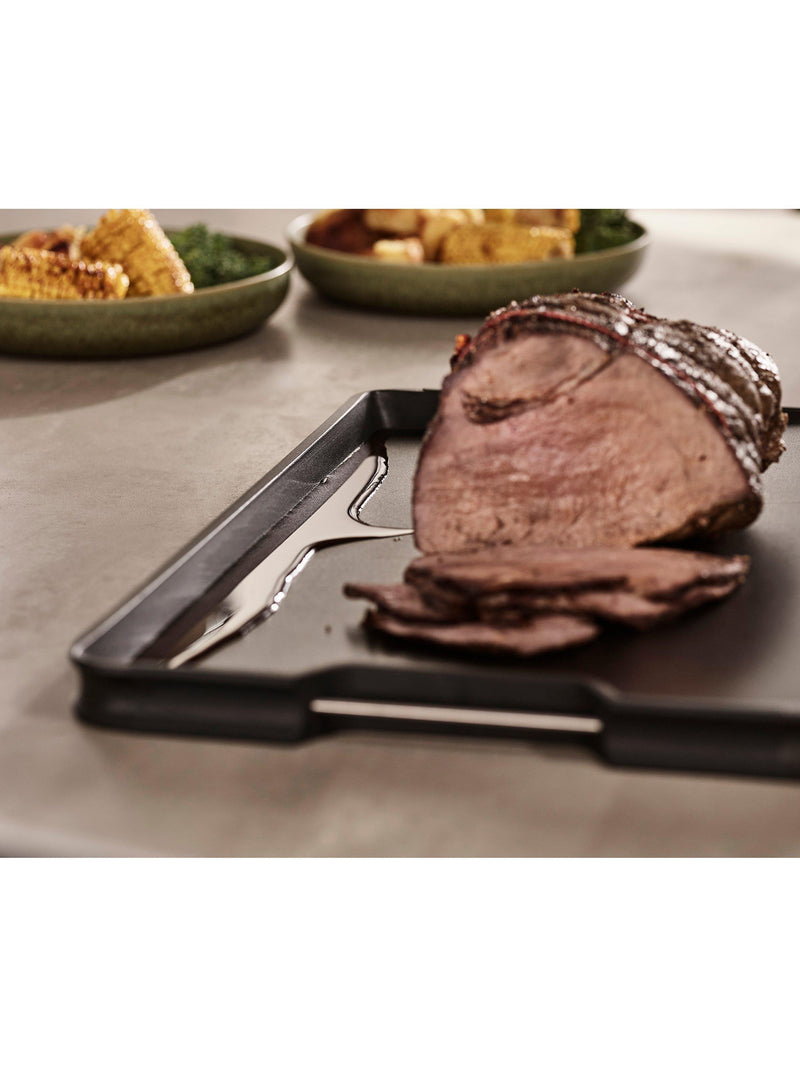 Joseph Joseph black chopping board Cut & Carve Large (British brand)