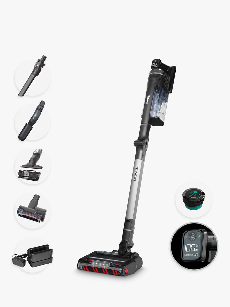 Shark cordless pet vacuum with anti hair wrap technology, mid grey (British brand)