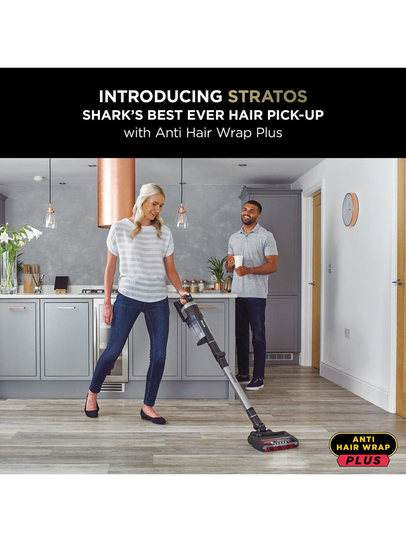 Shark cordless pet vacuum with anti hair wrap technology, mid grey (British brand)