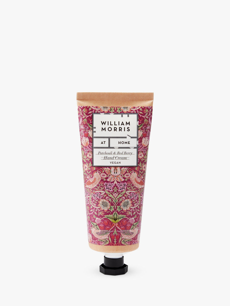 William Morris At Home Strawberry Thief hand cream 100ml, imported from the UK