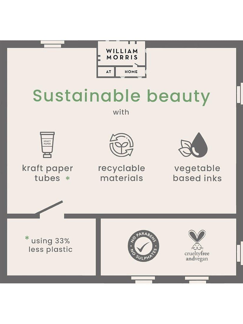 William Morris At Home Strawberry Thief hand cream 100ml, imported from the UK