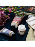 William Morris hand care set with Patchouli Red Berry scent including cream scrub cuticle cream (British brand)