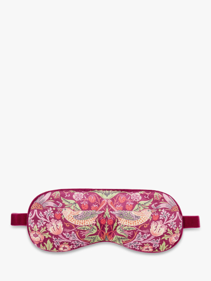 William Morris At Home lavender velvet eye mask (British brand)