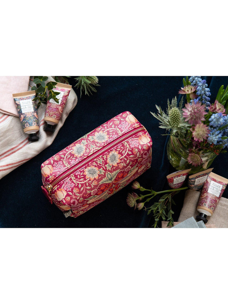 William Morris at Home Strawberry Thief medium wash bag (British brand)
