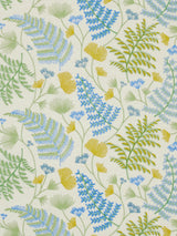 John Lewis John Lewis Laurel Embroidered Furnishing Fabric, Tranquil Blue- Buy online at McGrocer