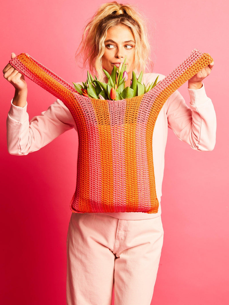 Sirdar Stripey Shopper Crochet Kit 173g (British brand)