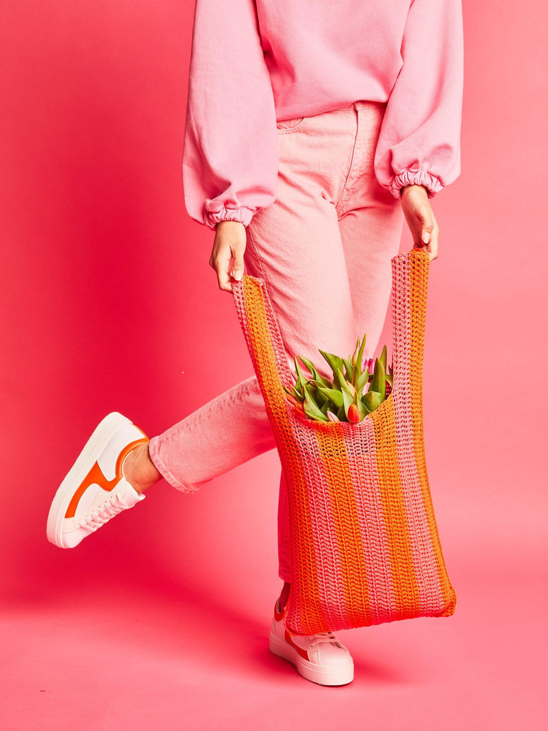 Sirdar Stripey Shopper Crochet Kit 173g (British brand)