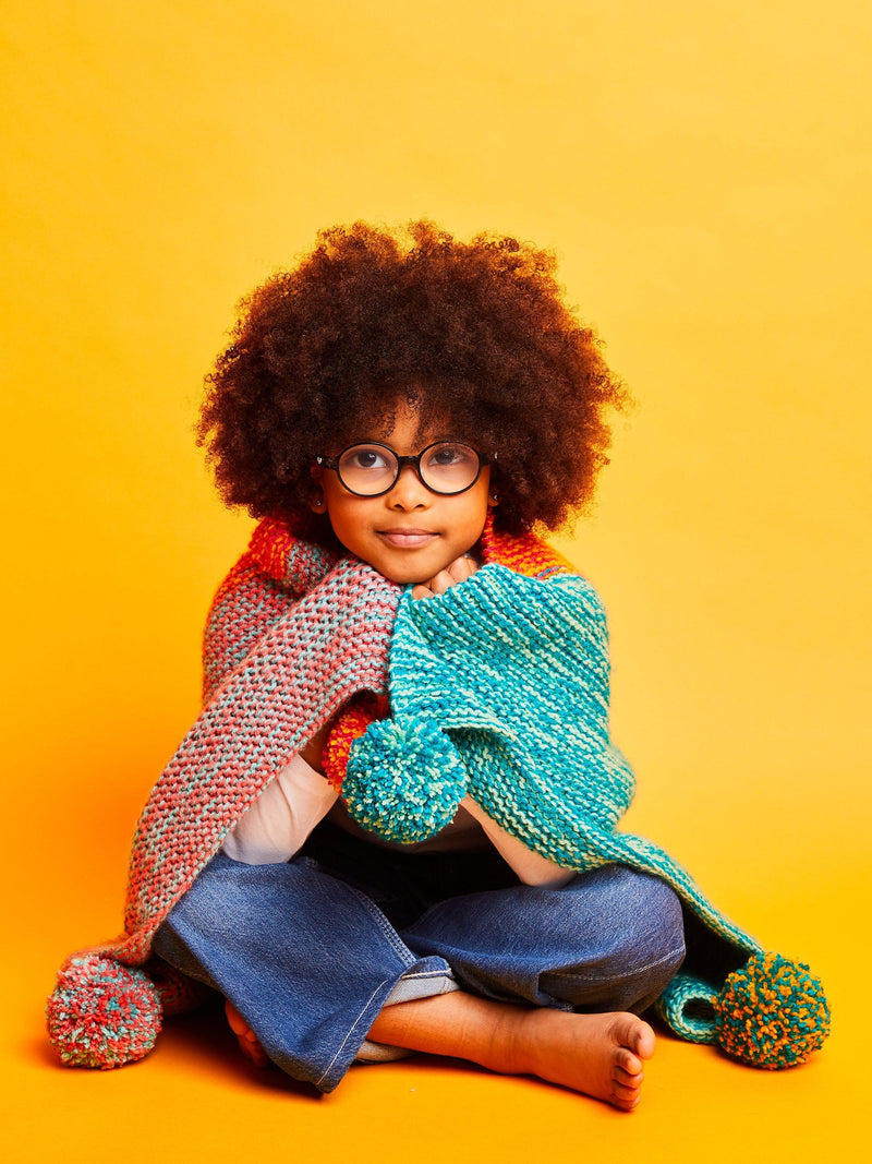 Sirdar cuddle blanket knitting kit 210g (British brand)