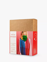 John Lewis Sirdar Kith & Kin Colour Block Scarf Knitting Kit- Buy online at McGrocer