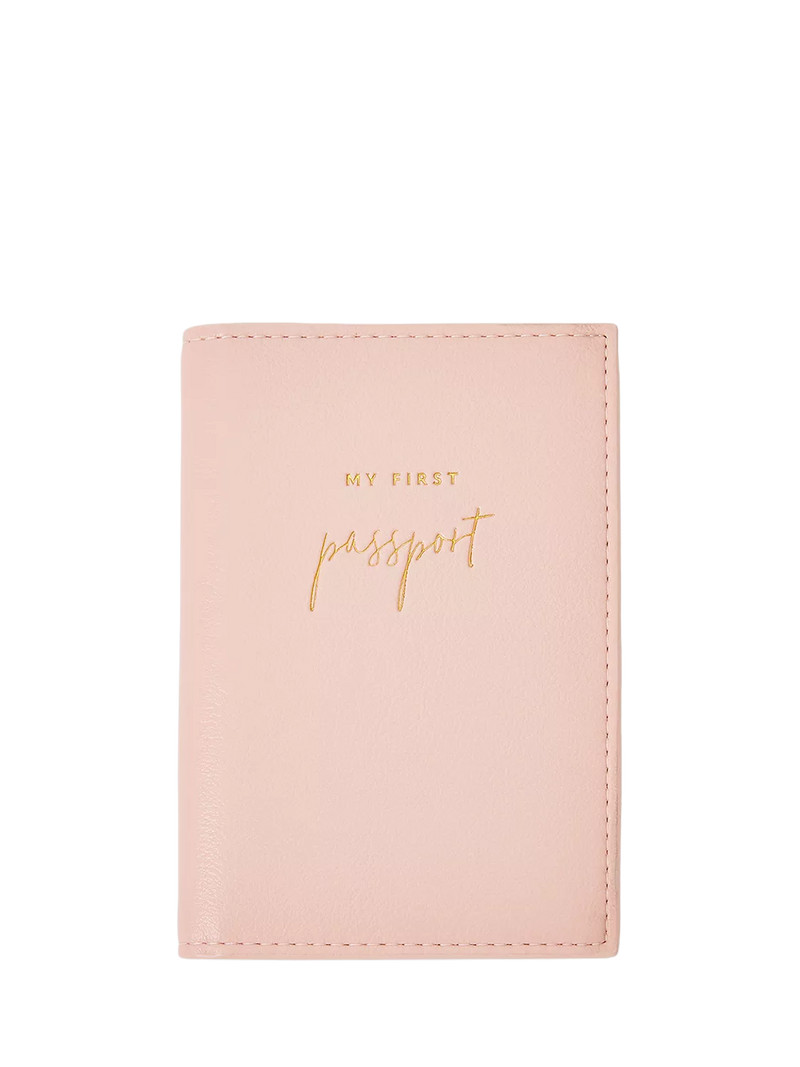 Katie Loxton My First Passport Cover vegan leather baby gift (British brand)