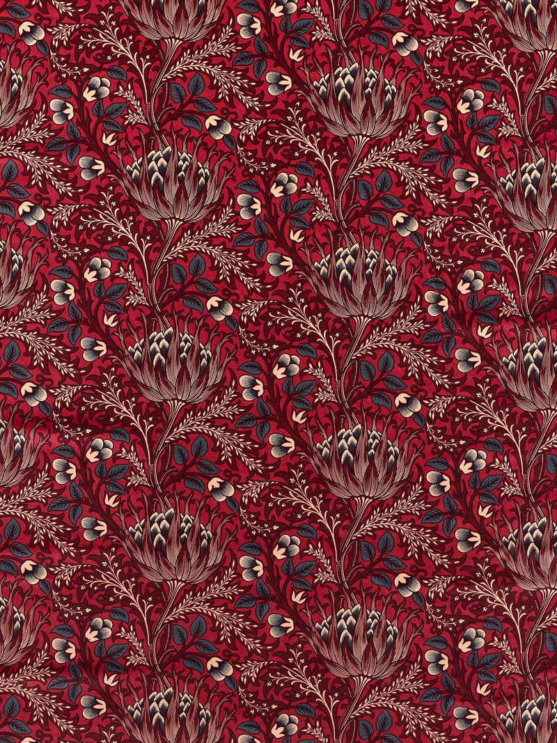 Morris & Co. Artichoke velvet furnishing fabric, UK version