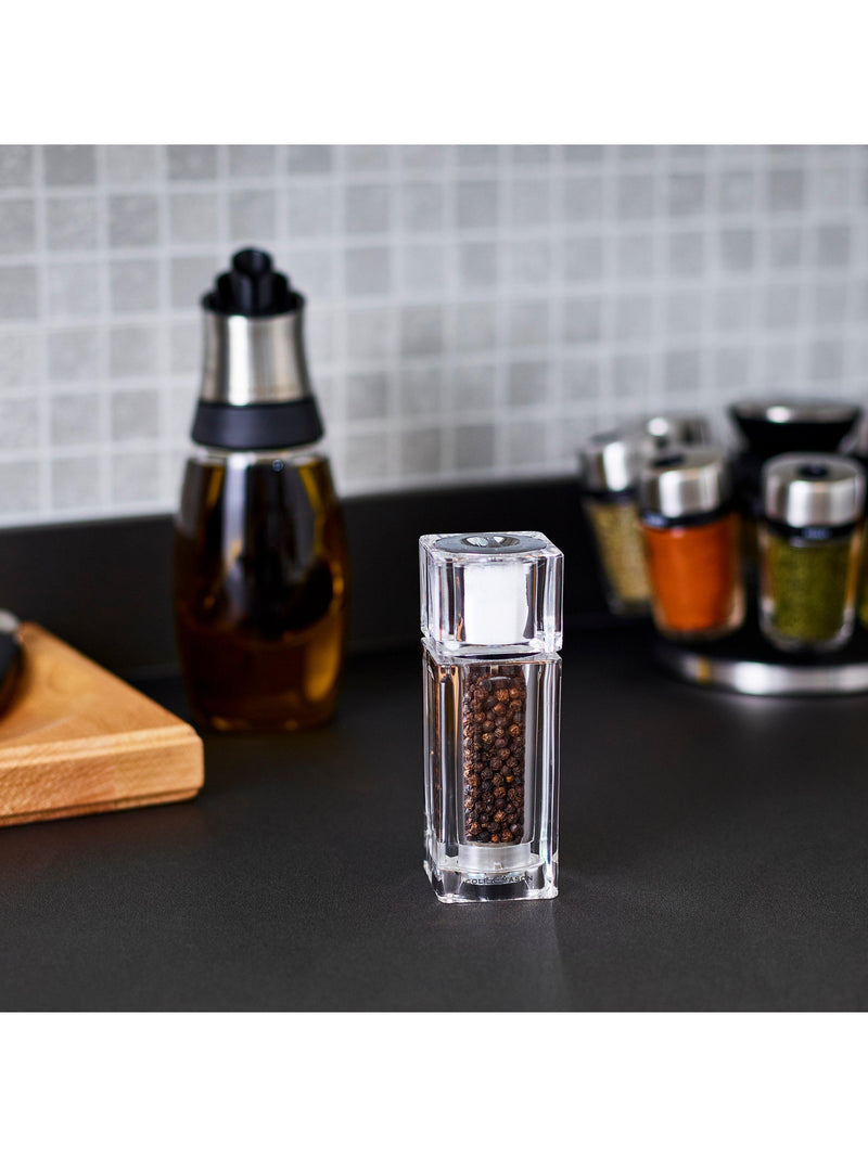 Cole & Mason 2-in-1 salt and pepper mill clear, UK version