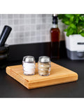 Cole & Mason salt pepper shakers clear silver - British product