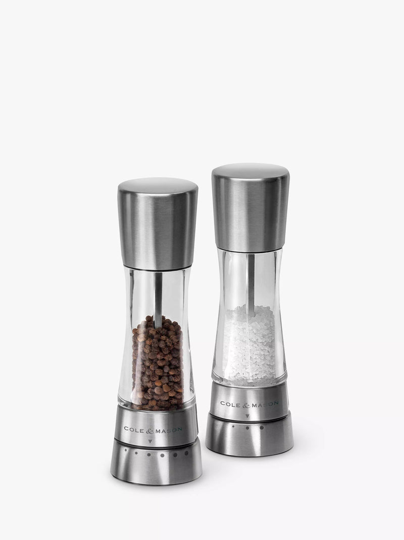 Cole & Mason Derwent salt and pepper mill set - British product