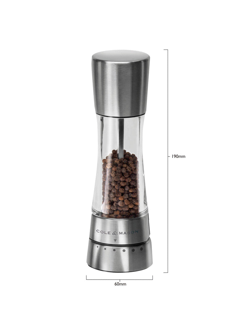 Cole & Mason Derwent salt and pepper mill set - British product