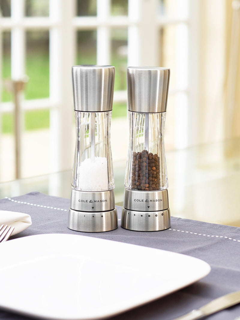 Cole & Mason Derwent salt and pepper mill set - British product