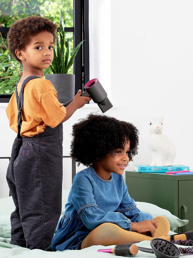 Casdon Dyson Supersonic Styling Set toy hairdryer, imported from the UK