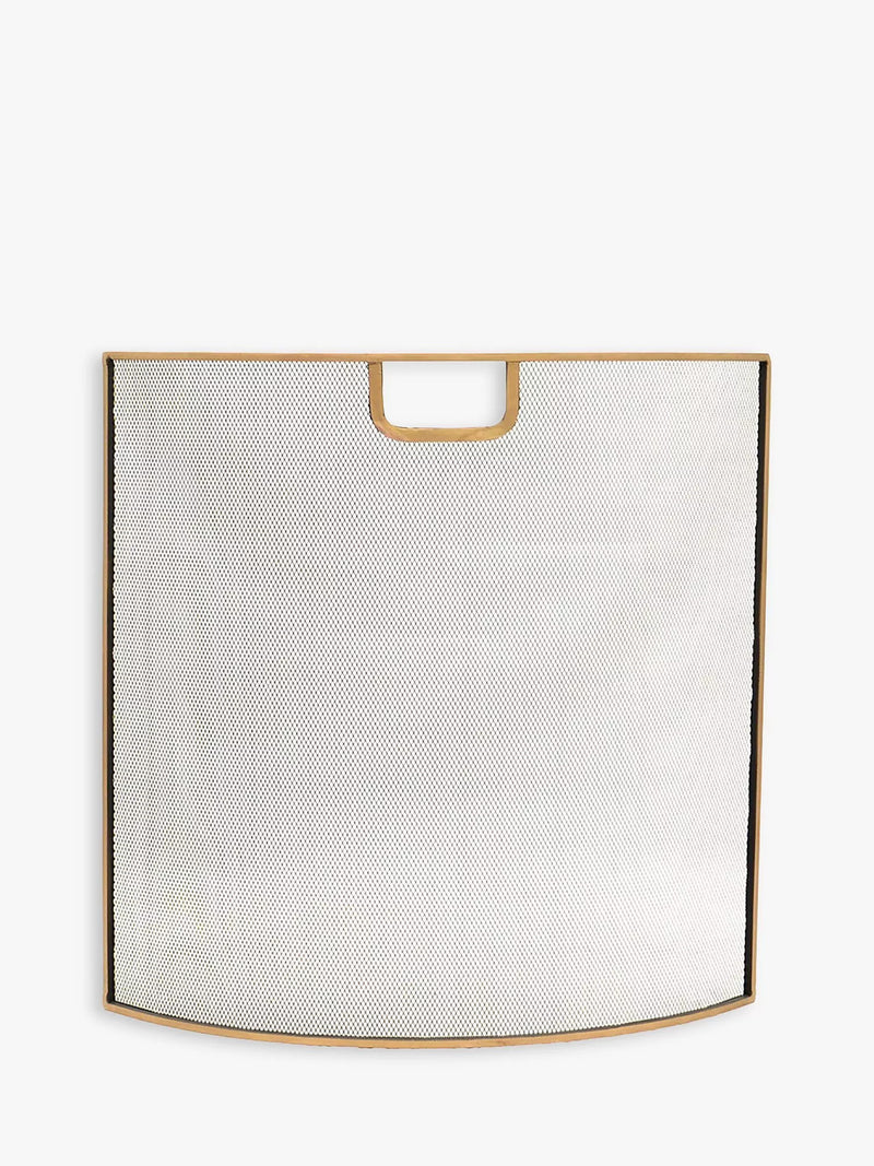 Ivyline brass fire screen 61x61x13 cm, imported from the UK