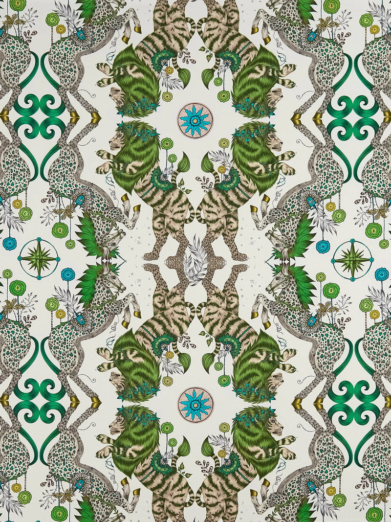 Clarke & Clarke Caspian animal graphic furnishing fabric (British brand)