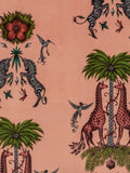 Clarke & Clarke pink velvet fabric (British brand)
