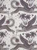 Clarke & Clarke Lynx furnishing fabric in Nude - British product