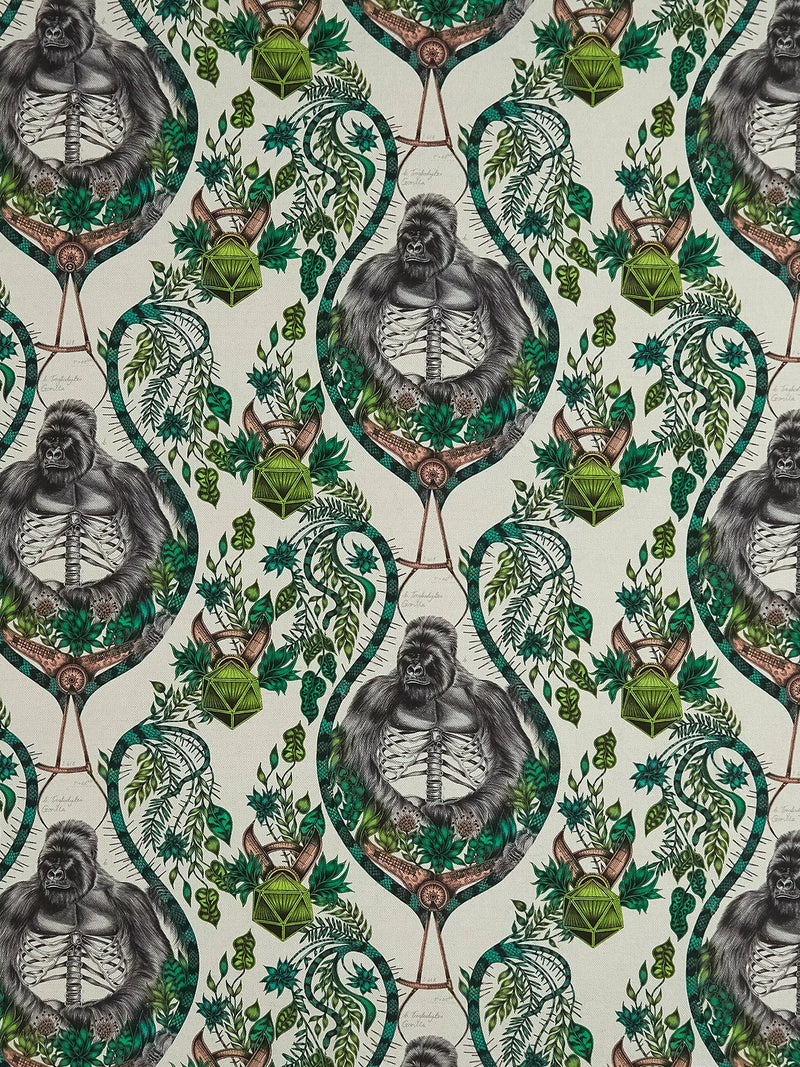 Clarke & Clarke Silverback linen blend furnishing fabric - British product