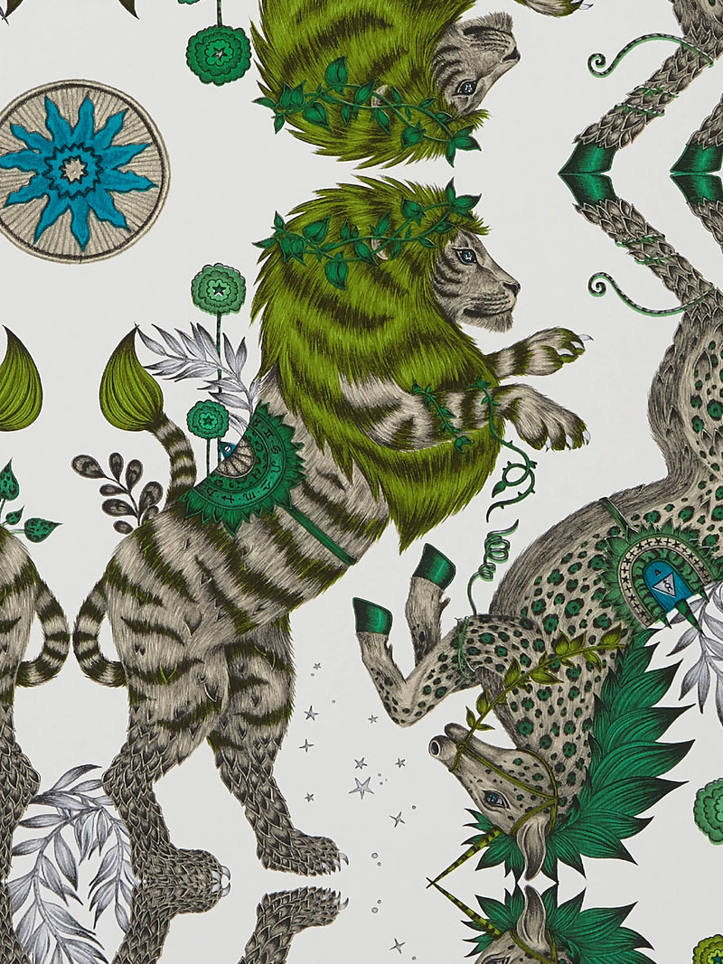 Clarke & Clarke Caspian wallpaper roll 10m x 52cm, imported from the UK