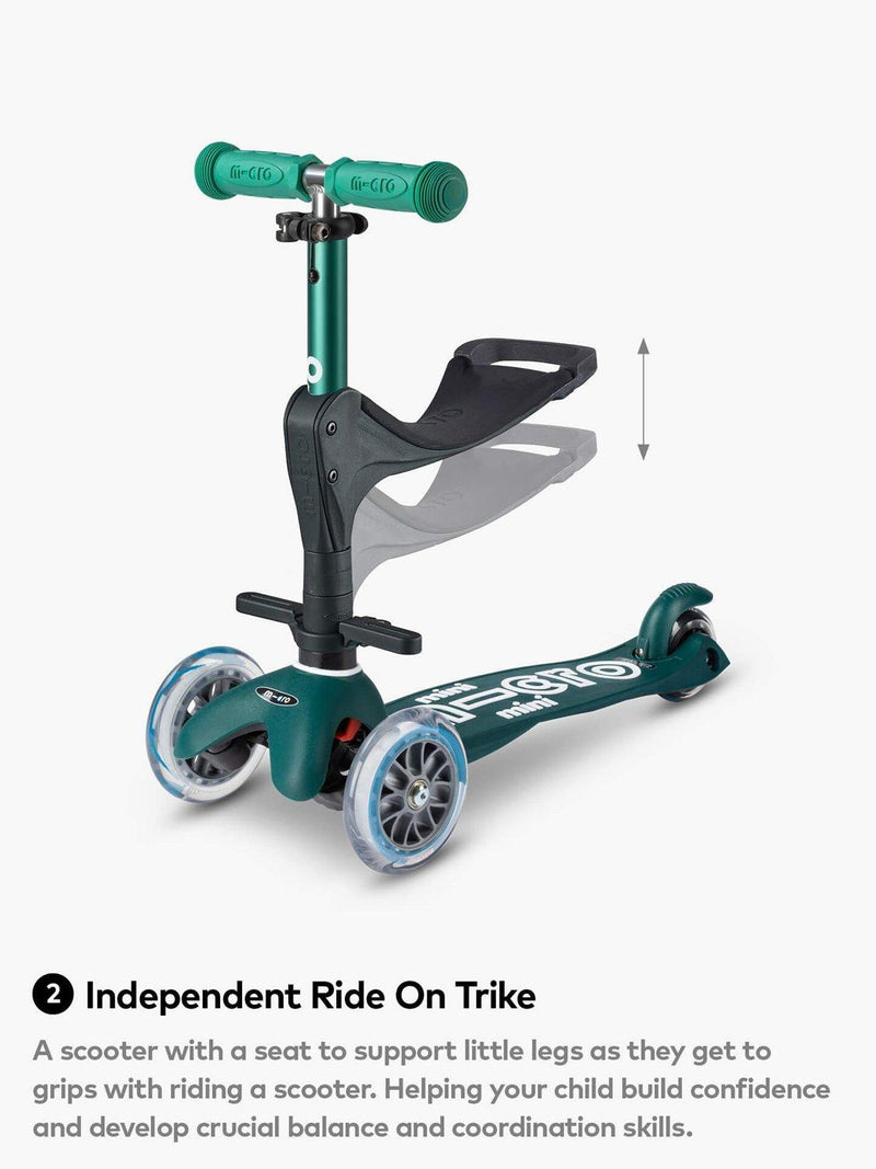 Micro Scooters 3-in-1 Mini Micro Deluxe green, UK version