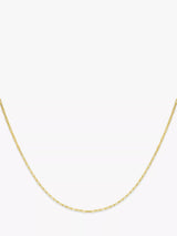 John Lewis IBB 9ct Yellow Gold Short Paper Clip Link Chain Necklace, Gold, 16 Inches- Buy online at McGrocer