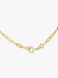 IBB 9ct gold paper clip chain necklace (British brand)
